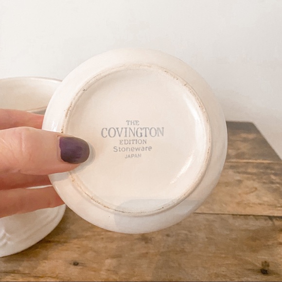 Vintage sugar/creamer stoneware The Covington Edition - Picture 10 of 12